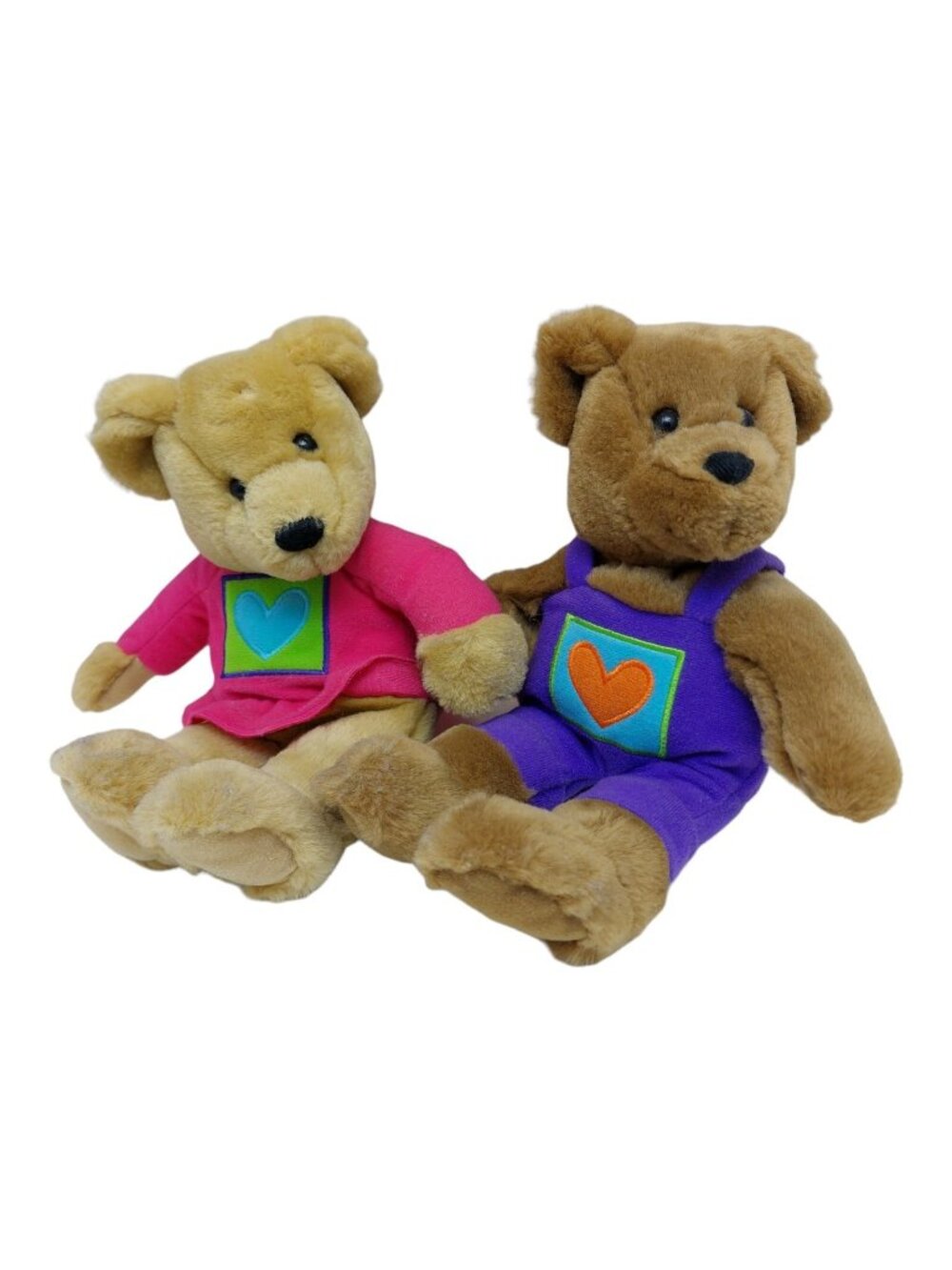 Kiss Kiss Bears Hallmark 10" Magnetic Plush Soft Toy Stuffed Animal set of 2